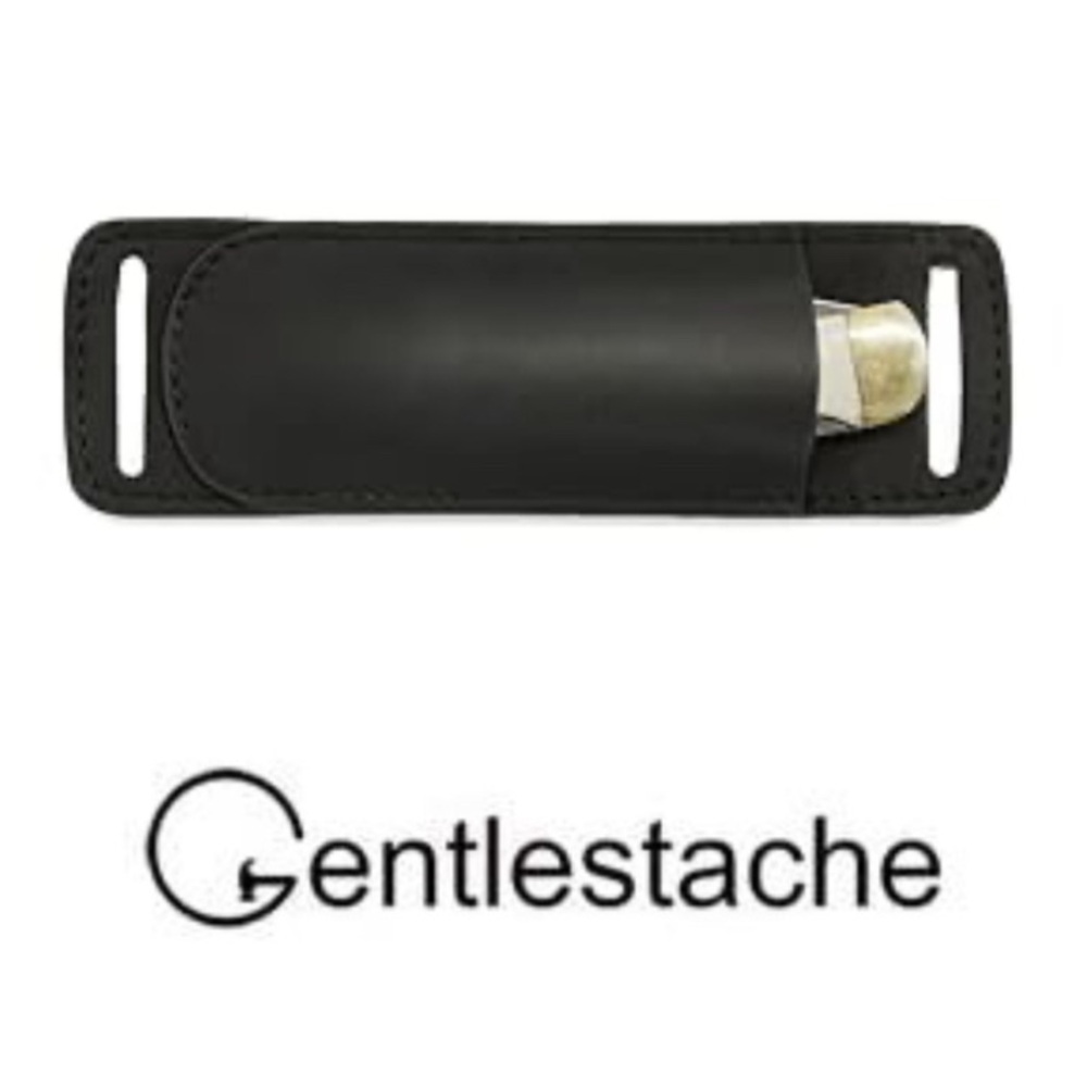 Black Leather Key Holder